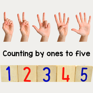 counting by ones to five