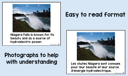 Easy to read format with photographs