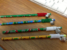 4 fancy pencils