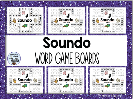 Soundo word game boards