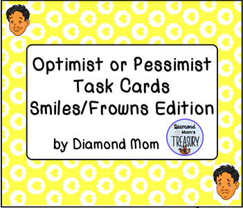 Optimist or Pessimist Task Cards