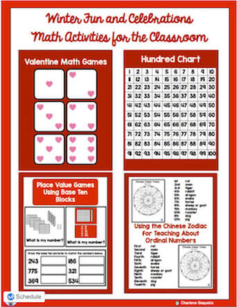winter fun and celebrations math activities for the classroom