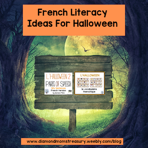 French literacy resources for Halloween