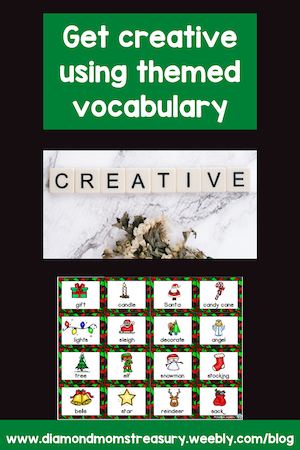 Get creative using themed vocabulary