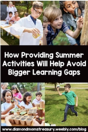 how providing summer activities will help avoid bigger learning gaps