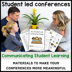 student led conferences materials and templates