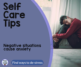 Self care is important to our health. Negativity causes stress. It is important to find ways to de-stress.