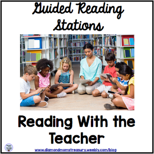 Running guided reading stations - reading with the teacher