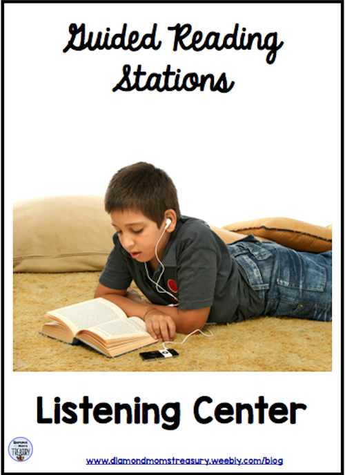 Running guided reading stations - listening center