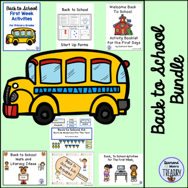 Back to school bundle of 7 resources.