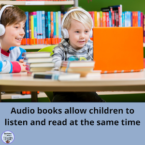 Audiobooks can help engage children