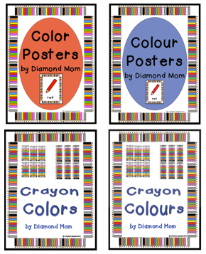 color posters with both the American and Canadian spelling options available