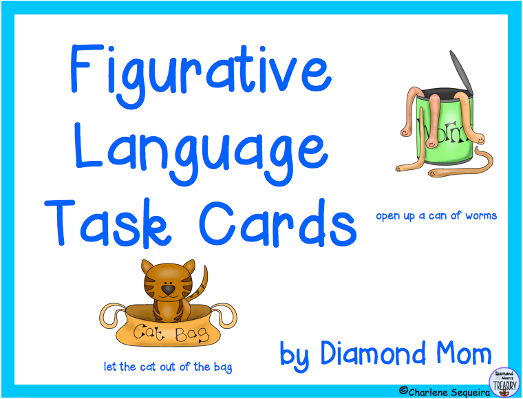 Figurative Language Task Cards product page
