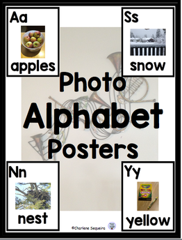 Photo alphabet posters