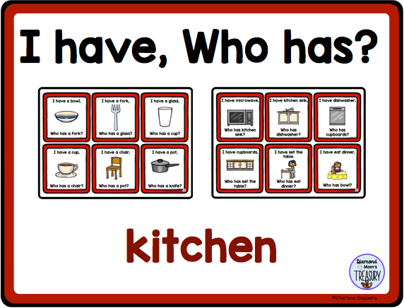 I Have, Who Has? kitchen