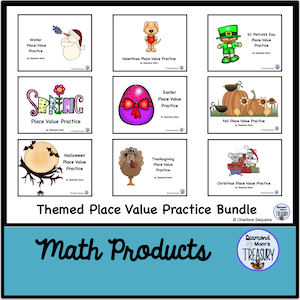 Themed Place Value Practice Bundle