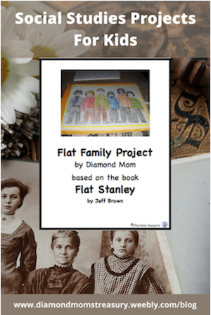 social studies project flat family