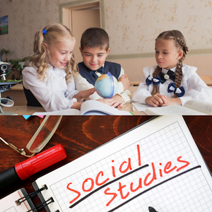 kids doing research in social studies