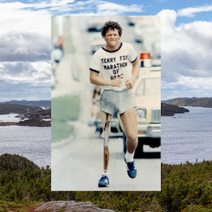 Terry Fox and the Atlantic Ocean in Newfoundland