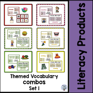 Themed Vocabulary combos set 1
