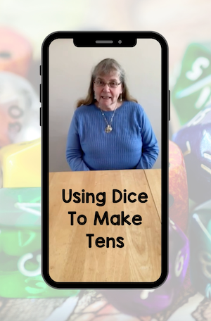 using dice for making tens