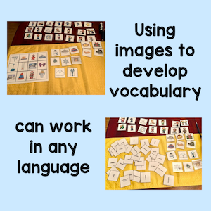 Using images to develop vocabulary can work in any language