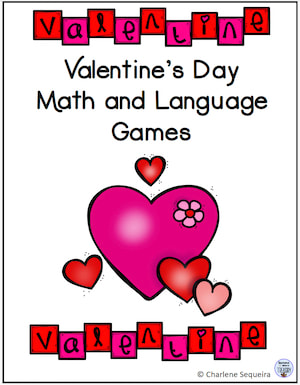 Valentine's Day math and language games