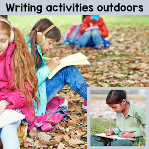 writing activities outdoors