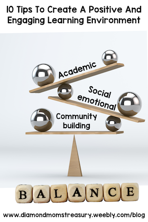 create a balance between academics, social emotional, and community building activities