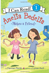 book cover Amelia Bedelia Makes A Friend
