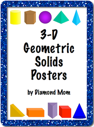 3D solids posters resource