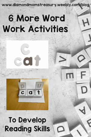 6 more word work activities to develop reading skills