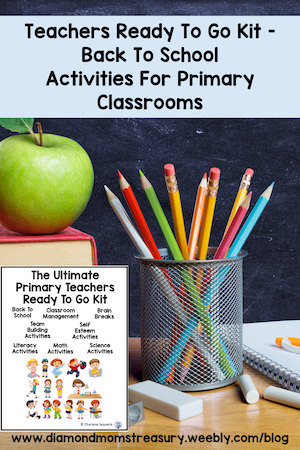 Teachers ready to go kit - back to school activities for primary classrooms