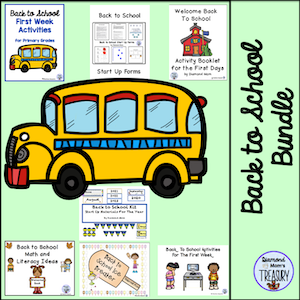 Back to school bundle of resources