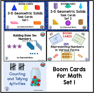 Boom cards for math online activities