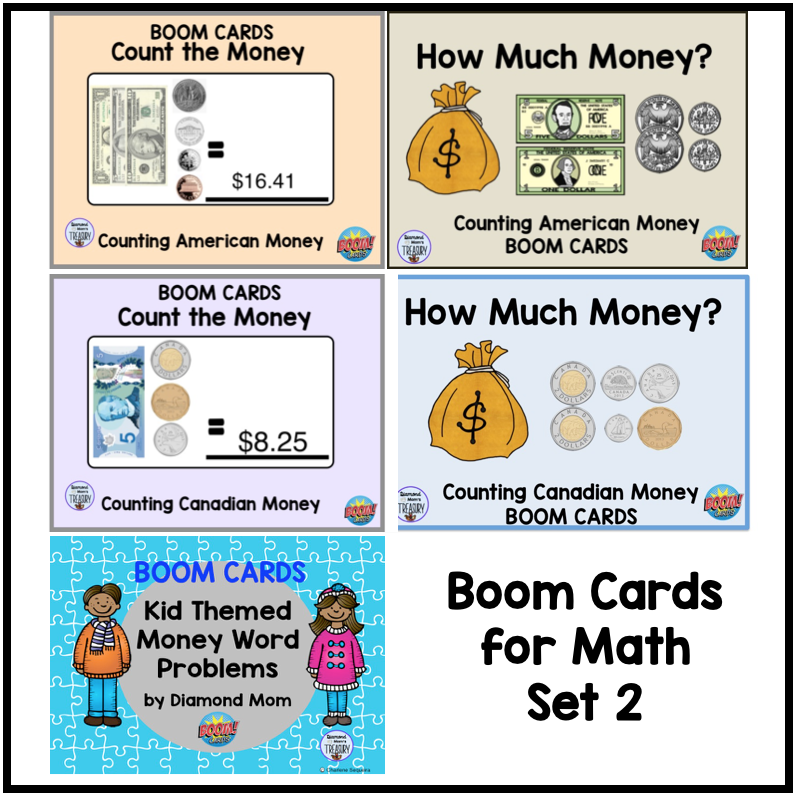 Boom cards for Math set 2