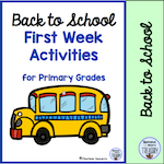 Back to school first week activities
