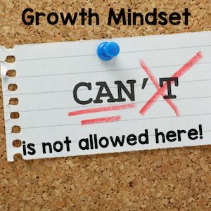 Growth mindset. Can't is not allowed here.