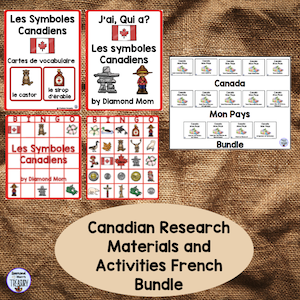 Canadian research materials and activities French