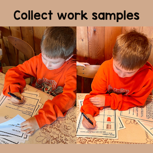 collect work samples