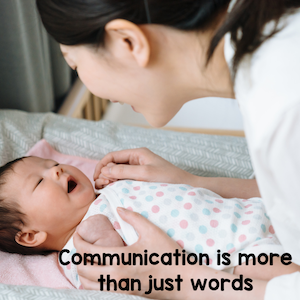 communication is more than just words mother and baby