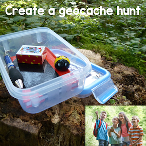 create a geocache hunt