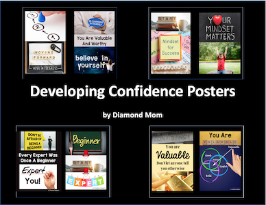 Developing confidence posters