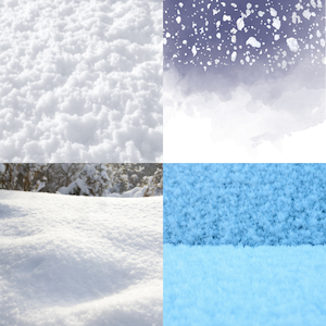 different types of snow