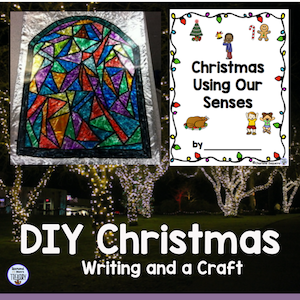DIY Christmas writing and a craft