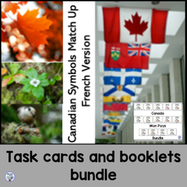 French task cards and booklets bundle 