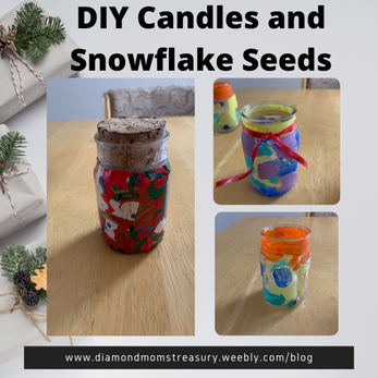 Make your own candle jars and treat jars.