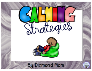 Calming strategies posters