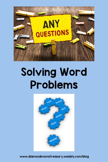 Solving word problems by looking for questions.