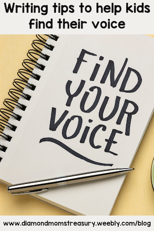 Writing tips to help kids find their voice.